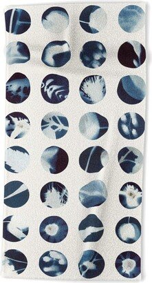 Alisa Galitsyna Botanical Cyanotypes Beach Towel