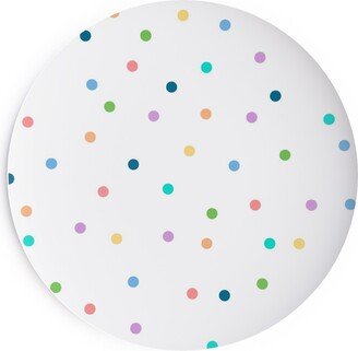 Salad Plates: Polka Dots To The Max - Multi Salad Plate, Multicolor