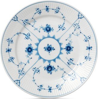 Blue Fluted Plain Salad Plate