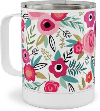 Travel Mugs: Maypole - Pink Stainless Steel Mug, 10Oz, Pink