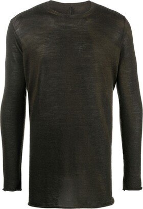 Merino-Wool Round-Neck Jumper