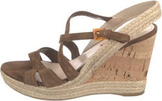 Suede Colorblock Pattern Espadrilles