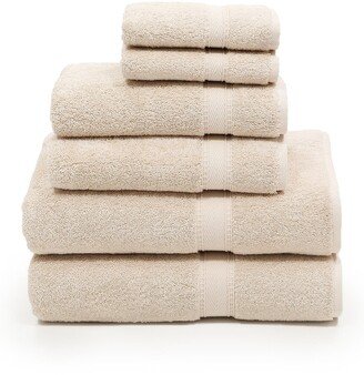 Sinemis Terry 6-Piece Towel Set - Beige