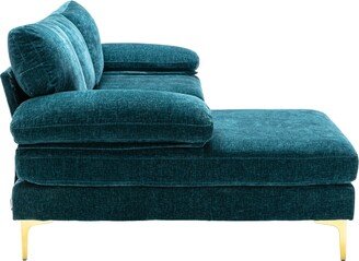 RASOO 81.5'' Pillow Top Arm Sectional Sofa Accent Sofa with Right Chaise