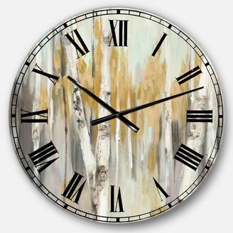 Designart Cottage Oversized Metal Wall Clock