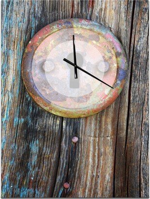 Designart Oversized Coastal Metal Wall Clock