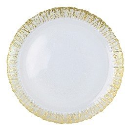 Rufolo Glass Round Platter