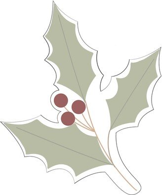 Holly Branch Cookie Cutter