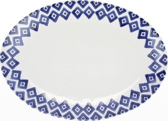 Santorini Diamond Oval Platter