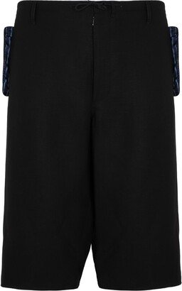 Pinstripe Cuff Shorts