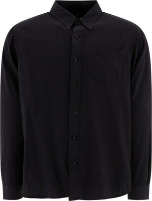 Chest Pocket Long-Sleeved Shirt-AA