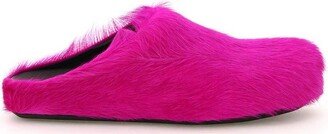 Fluffy Slip-On Mules