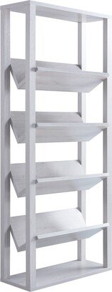 Puno Contemporary 5-Shelf Open Back Bookcase