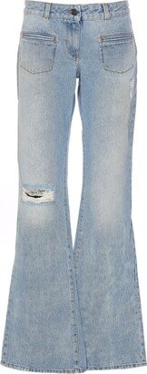 Bootcut Denim Jeans-AE