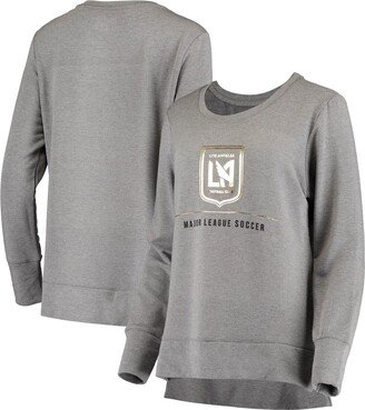 Women's Branded Gray Lafc Triumph Tri-Blend Pullover Sweatshirt