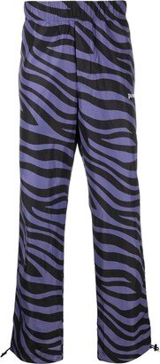 Zebra-Print Track Pants