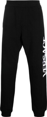 Logo-Print Slim-Cut Track Pants-AA