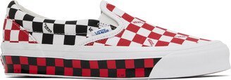 White & Red OG Classic Slip-On LX Sneakers