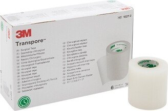 3M Transpore Medical Tape 2 x 10 Yd 1527-2, 1 Box, 6 Rolls/Box