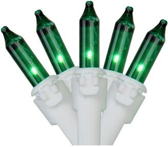 Northlight Set of 100 Green Mini Christmas Lights 2.5 Spacing - White Wire