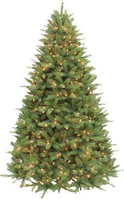 7.5ft Pre-lit Artificial Christmas Tree Full Davenport Fir - Puleo