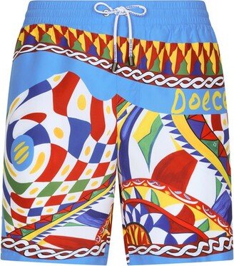 Medium Carretto Print Swim Shorts