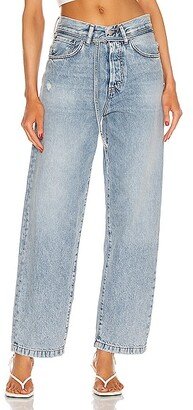 Straight Pant in Denim-Light