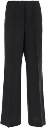 Straight Leg Mid-Rise Pants