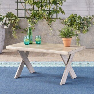 Eaglewood Outdoor Acacia Wood Coffee Table