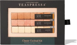 Teaspressa LUXE Sugar Cubes Classic Cocktail Kit Pkg/18