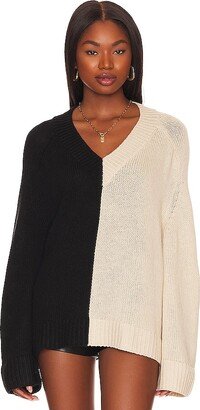 Earlene Color Block V Neck