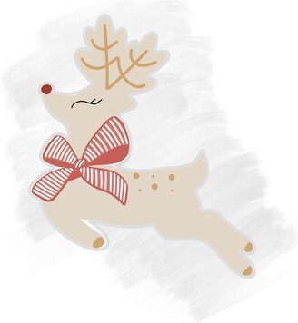 Flying Reindeer With Bow