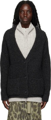 Gray Wave Cardigan