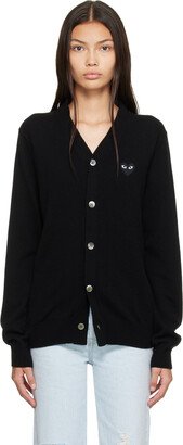 Black Heart Patch Cardigan