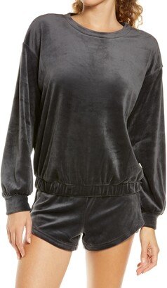 Shanara Stretch Velour Top