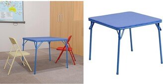 Mindy Kids Colorful 3 Piece Folding Table and Chair Set & Mindy Kids Blue Folding Table