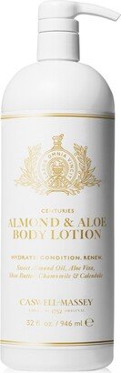 Caswell Massey Centuries Almond & Aloe Titanic Body Lotion, 32oz