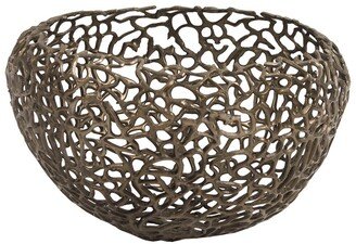 Howard Elliot Aluminum Bronze Nest Basket