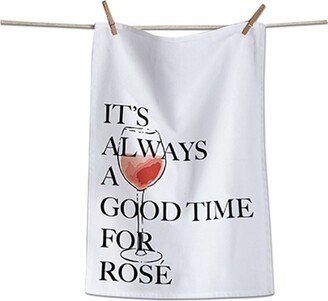 tagltd Always Rose Flour Sack Dishtowel