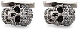 Crystal Skull cufflinks