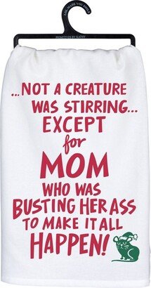 Except For Mom Funny Christmas Kitchen Towel - 28 x 28