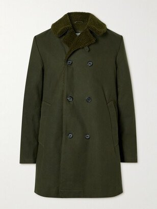 Newington Fleece-Trimmed Canvas Coat