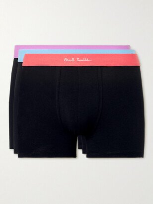 Three-Pack Stretch-Cotton Jersey Boxer Briefs