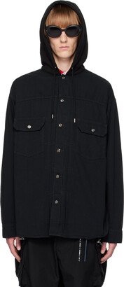 Black Lightweight Denim Jacket