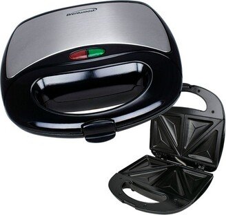 Sandwich Maker (Black and Stainless Steel)