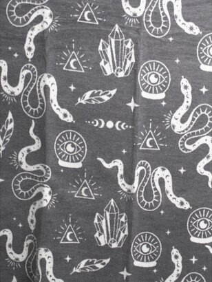 51x67 Snakes Symbols Throw