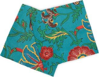 Dragon Flower-print napkin (set of two)