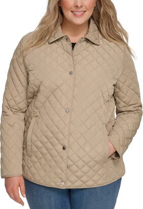 Women's Plus Size Quilted Coat