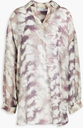 Gitte printed Lyocell-blend blouse