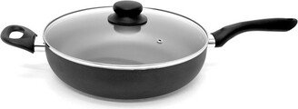 Starbasix 11-In. Nonstick Aluminum Deep Fry Pan with Lid